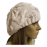 Boina Trança Feminina Gorro Touca Toca Beanie Caidinha