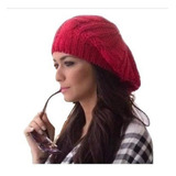 Boina Trança Gorro Touca Feminina Celebridade Inverno