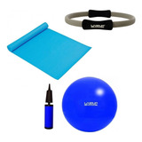 Bola 65cm Com Bomba Tapete Colchonete Arco Anel Flex