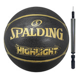 Bola Basquete Highlight Star Oficial Spalding
