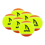 Bola Beach Tennis Stage 2 Tubo Com 6 Bolas Shark