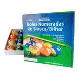 Bola Bilhar Snooker Sinuca 16 Bolas 52mm Numeradas Jogo 12x