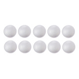 Bola Bolinha De Isopor 75mm 7 5cm Branca Maciça Kit Com 10un