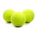 Bola Bolinha De Tênis Resistente Brincadeira Cachorro 3 Unid Jw
