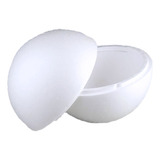 Bola Bolinha Isopor 250mm 25cm Branco De Encaixe C 1 Unidade