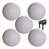 Bola Bolinha Pesadas Pebolim Totó Fla Flu 5 Unidades Kit