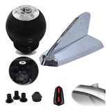 Bola Cambio Pta Antena Tubarao Decor Cromada Palio 96 97 98