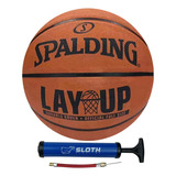 Bola De Basquete Spalding Lay Up Laranja Bomba De Ar