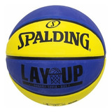 Bola De Basquete Spalding Lay up Tam 7 Cor Amarelo