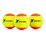 Bola De Beach Tennis Drop Shot Com 3 Bolas Oficial Itf