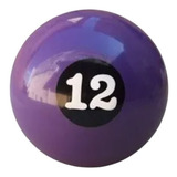 Bola De Bilhar Sinuca 54mm Avulsa Numero 12 Nacional