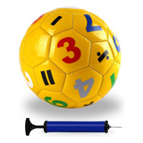 Bola De Futebol Campo Infantil Capotão Bomba De Encher Kit