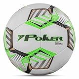 Bola De Futebol Campo Poker Training Prisma - Preto E Verde