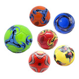 Bola De Futebol Couro Sintético Cores Sortidas N 2 Cor Preto