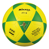 Bola De Futebol Mikasa Ft 5 N 5 Unidade X 1 Unidades Cor Amarelo E Verde