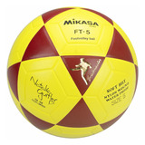 Bola De Futebol Mikasa Ft 5 N 5 Unidade X 1 Unidades Cor Amarelo E Vermelho