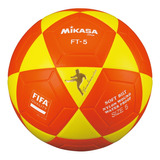 Bola De Futebol Mikasa Ft 5 N 5 Unidade X 1 Unidades Cor Laranja E Amarelo
