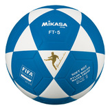 Bola De Futebol Mikasa Ft-5 Nº 5 Unidade X 1 Unidades Cor Azul E Branco