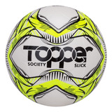 Bola De Futebol Society Slick 2020 Topper Cor Amarelo Neon preto