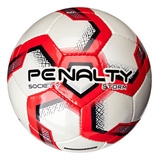 Bola De Futebol Society Storm Xxiii Cor Branco vermelho Preto Penalty