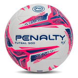Bola De Futsal Rx 500 Xxiii Cor Rosa Penalty