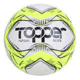 Bola De Futsal Slick 2020 Amarelo Preto Topper