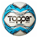 Bola De Futsal Slick 2020 Topper Cor Azul preto