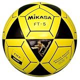 Bola De Futvôlei MIKASA FT5 Goal Master- Tamanho 5- Preto-amarela