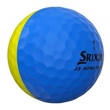 Bola De Golfe Srixon Divide Amarelo azul Cx C 3 Bolas