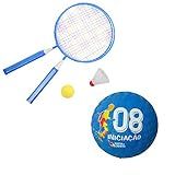 Bola De Iniciação De Borracha T08 Kit Badminton Infantil