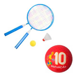Bola De Iniciação De Borracha T10   Kit Badminton Infantil
