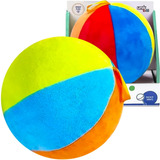 Bola De Pelúcia Colorida Com Chocalho Infantil Unik Toys