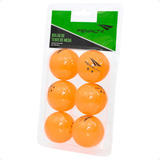 Bola De Ping Pong Tenis De Mesa Kit C 6 Bolas 2 Estrelas