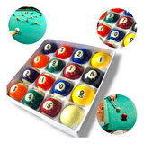 Bola De Sinuca Bilhar Mesa Grande Faixada 54mm Totó Snooker