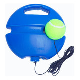 Bola De Tênis Com Base Corda Elástica Para Treinamento Solo Cor Azul