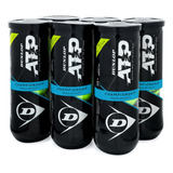 Bola De Tênis Dunlop Atp Championship Regular Duty 6 Tubos