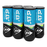 Bola De Tênis Dunlop Atp Pack Com 6 Tubos
