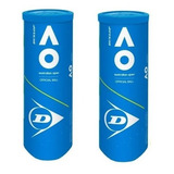 Bola De Tênis Dunlop Australian Open C 3 Kit C 2 Unidades