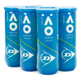 Bola De Tênis Dunlop Australian Open Pack Com 06 Tubos