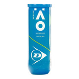 Bola De Tênis Dunlop Australian Open Tubo Com 3 Unidades