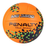 Bola De Vôlei Penalty Mg 3600 Fusion Viii Laranja E Verde