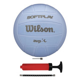 Bola De Vôlei Wilson Soft Play Avp Oficial Bomba De Ar