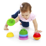 Bola Didática Poliplac Brinquedo Educativo Para Bebê 1 Ano