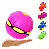 Bola Disco Voador Magico Com Led Pop It Ufo Brinquedo Cores