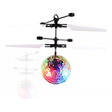 Bola Drone Voadora Sensor A Mão Led Recarregavel Cristal
