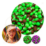 Bola Emborrachada Miçanga Tie Dye 08mm Em Acrilico Com 250g