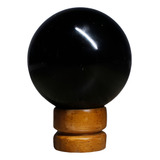 Bola Esfera Obsidiana Preta Pedra Natural Proteção 347g 6cm