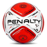 Bola Futebol De Campo Oficial S11 R1 Xxiv Penalty Vermelha
