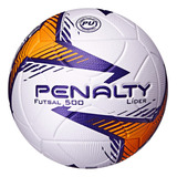 Bola Futsal Penalty Lider Xxiv 521363 Cor Branco laranja