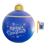 Bola Inflável De Pvc Com Enfeite De Natal Com Estrela De Gra